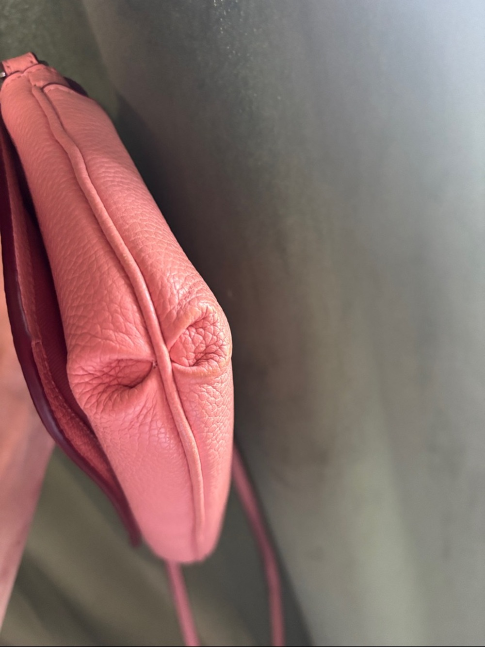 Coach Pink Pebbled Leather Crossbody with Turn-Lock - Picture 10 of 10